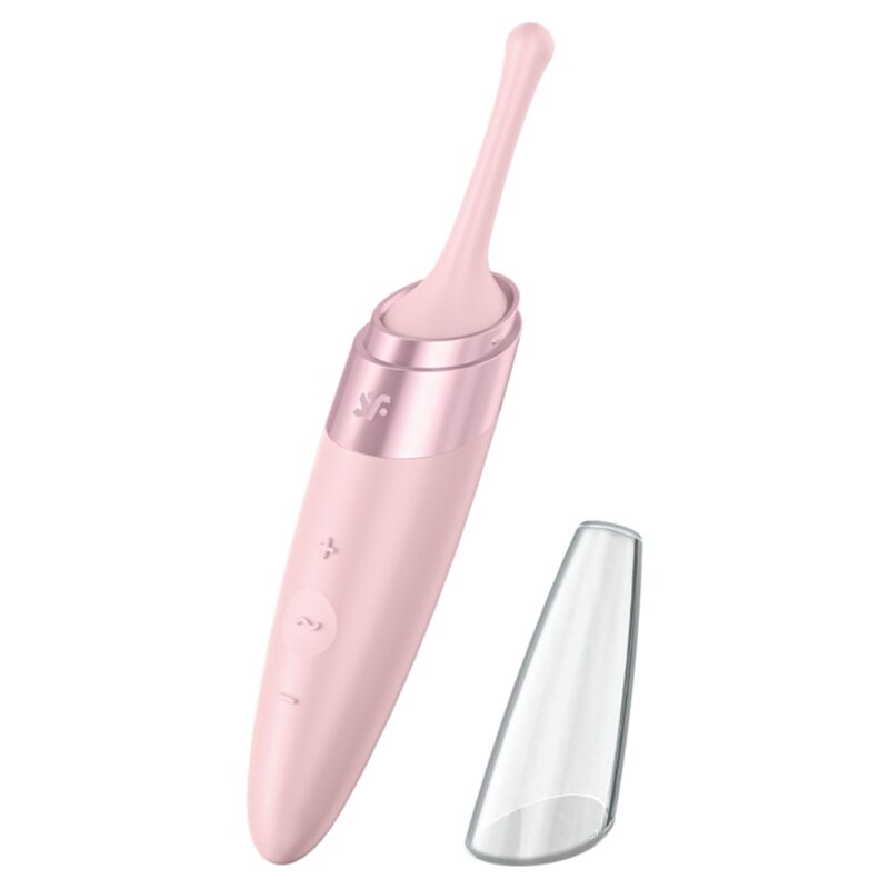 SATISFYER - TWIRLING DELIGHT CLIT TIP VIBRATOR PINK