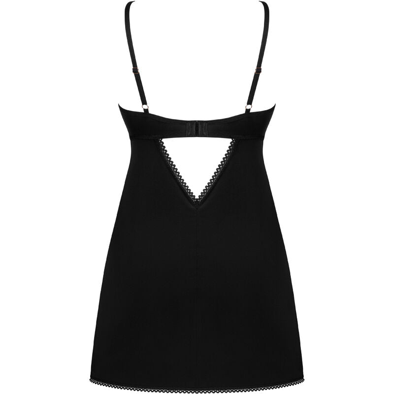 OBSESSIVE - ROSENTY CHEMISE & THONG XS/S