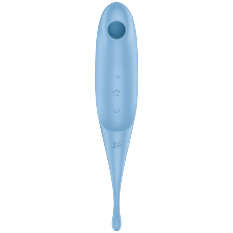 SATISFYER - TWIRLING PRO AIR PULSE STIMULATOR & VIBRATOR RED