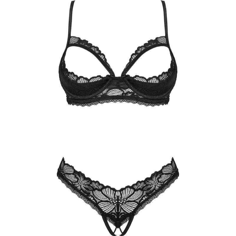 OBSESSIVE - SERAFIA SET TWO PIECES CUPLESS XS/S